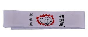 WHITE FIST HEADBAND