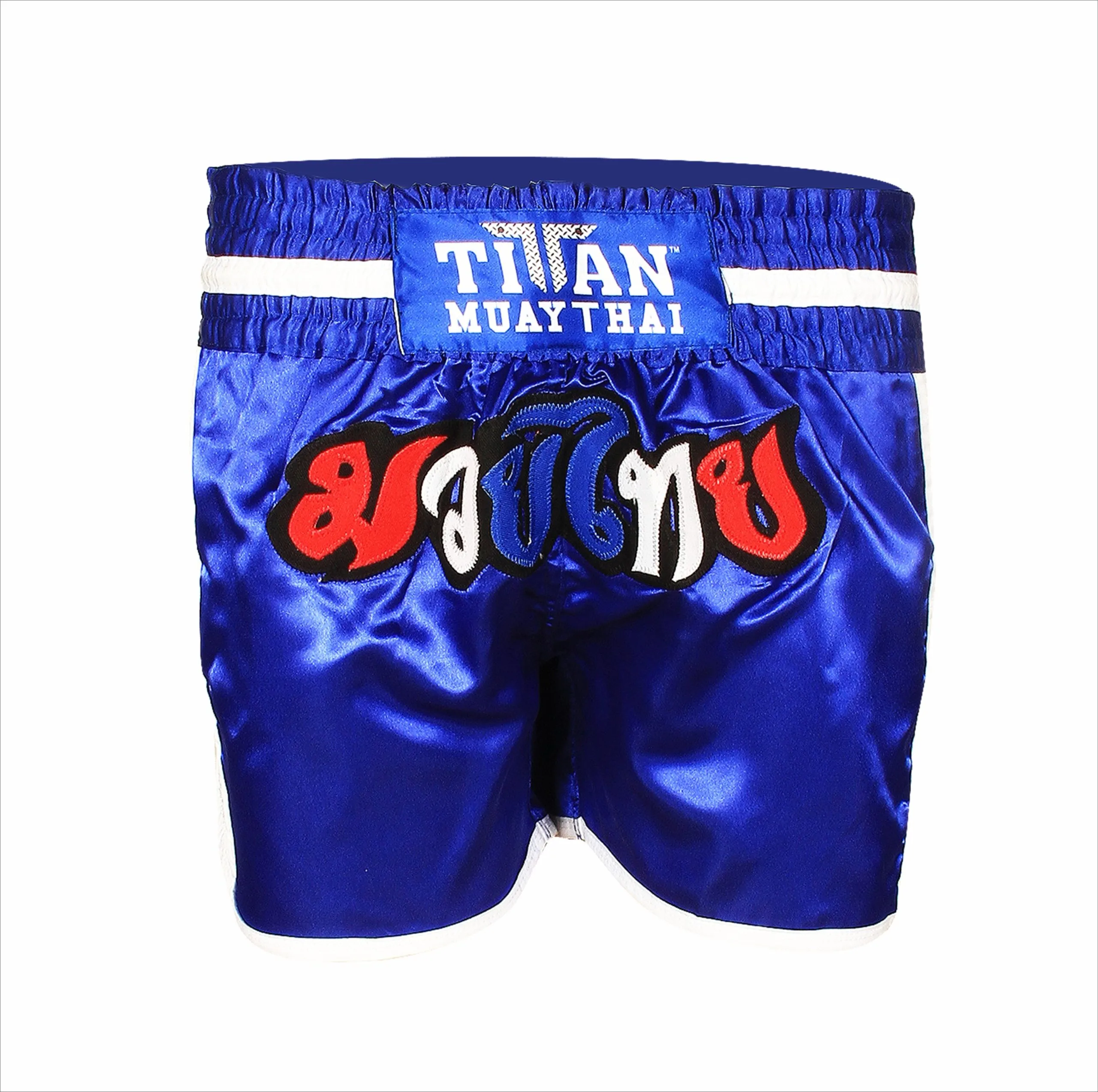 Kids Muay Thai Shorts Blue - Image 2